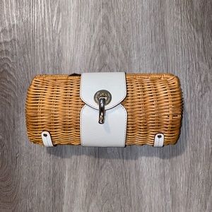 Kate Spade Wicker Clutch.